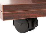 Wooden Lectern Podium Speaker Stand w/ Lockable Wheels| Modern Reception Desk| Speech