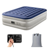 Queen Air Mattress w/ Built-in Pump, 18in Quick Inflation/Deflation Inflatable