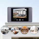 Mini Peephole Smart Wireless Door Viewer Camera PIR Motion Detection Smart Peephole Video Doorbell 2.8 Inch Doorbell