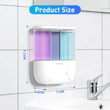 Touchless Wall Mounted Dual Automatic Soap Dispenser 2 x 17 fl oz.