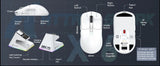 ATTACK SHARK X6 Lightweight Wireless Gaming Mouse with RGB Backlight