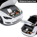 Front Trunk Organizer with Cooler Bag Compatible with Tesla Model 3 Model Y Frunk Storage Bag Collapsible with MultiCompartment