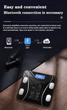 Body Fat Scale Smart Wireless Digital Bathroom Weight Scale Body Composition Analyzer With Smartphone