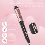 Heikki Vision 5-in-1 Curling Iron Set, including a curling comb and 4 interchangeable