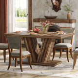 Tribesigns 47-Inch Dining Table for 4-6, White Kitchen Dinner Table