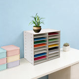 Wooden Paper Mail Tray SorterWith Rubber Rings ,Office Desktop File LiteratureOrganiser,Classroom