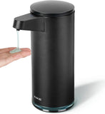 Type-C Rechargeable Automatic Soap Dispenser, Stainless Matte Black Coating