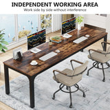 Tribesigns 78.7 Inches Extra Long Computer Desk 2 Person Desk, Double Long Desk