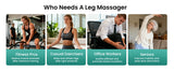 Foot and Leg Massager with Heat and Compression for Circulation and Pain