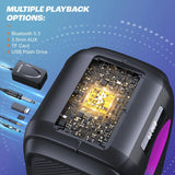 W-KING 250W MAX Party Wireless Bluetooth Speaker with USB Playback