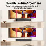 ULTIMEA 2.1ch SoundBar for Smart TV, 5.25" Wireless Subwoofer, App Control