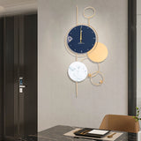 Modern Silent Wall Clock 38*78cm for Living Room Kitchen Bedroom Office