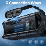 W-KING D8 Bluetooth Speaker, 50W RMS IPX6 Waterproof Loud Speakers Bluetooth Wireless, Large Outdoor Portable Party Box for Home,