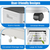 8000 BTU Portable Air Conditioner 3-in-1 w/Dehumidifier & Fan Mode