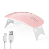 Nail Dryer Machine Portable 6 LED UV Manicure Lamp Home-MD DC PRINT