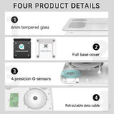 Smart Scale FSA&HSA Eligible, 8 Electrodes Digital Bathroom Scale for Body Weight and Fat, BMI,