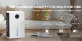 Dehumidifier, 88oz Water Tank, Portable Dehumidifier for Bedroom,1000 sq.ft