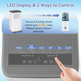 Portable AC Unit 8,000 BTU Air Conditioner For Room Up to 350 Sq.Ft. 3-In-1