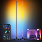 Govee RGBIC Floor Lamp Basic 2-Pack, Compatible with Alexa, LED Smart