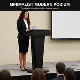 Metal  Lecterns Multi-Purpose Metal Podium Speaking Desk Large Capacity for Church