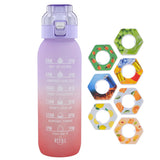 1000ML Fragrance Smelling Water Bottle Portable Air WaterUp Bottle Scent Straw