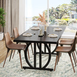 Tribesigns Dining Table for 4-6 People, 63-Inch Large Dinner Table