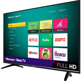 Hisense 40-Inch Class H4 Series LED Roku Smart TV with Alexa Compatibility