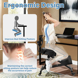 Kneeling Chair with Back Support, Height Adjustable Kneeling Chair for Men