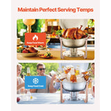 SucceBuy 5 Qt 2 4 Pack Chafing Dish Buffet Set Stainless Steel Chafer with 4 Full Size Pans