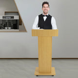 Podium Stand Portable Presentation Stand for Church Weddings School