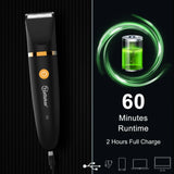 Scttomon 3-in-1 Multifunctional Body Groomer Ceramic Titanium Blade Trimmer for Full-Body Shaving Long USB Hair Body Nose IPX7