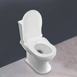 White D-Type PP Non-Electric Bidet Toilet Seat for Elongated