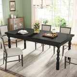 Tribesigns 62” Wood Patio Table for 4-6 People