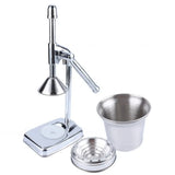 Orange Juice Maker Stainless Steel Manual Juicer Handheld Vegetable Fruit Home Squeezer