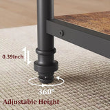 Round Dining Table for 4, Kitchen Dining Room Circle Dinner Pedestal Table