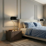 Small Minimalist Wooden Table Lamp Dimmable Table Lamp for Living Room