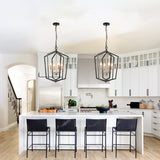 4 Light Luxury Chandeliers Farmhouse Industrial Pendant Lighting Classic Lantern