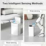 12/16L Smart Sensor Trash Can Bathroom Anti odor Automatic Trash Bin For Toilet