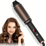 Valentine Gift Hair Curler Straightener Electric Hair Brushes Hot Comb Professional Curling Iron Heated