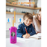 Color pencil electric sharpener, automatic robot sharpener, rechargeable hands-free sharpener