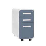 Furniture Stockpile Slim 3-Drawer Mobile File Cabinet with Lock - Under Desk