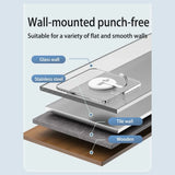 3000mAh Tower Fan Wall Mounted Leafless Fan 3 Mode Silent for Home Office