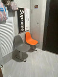 Three-person transparent plastic row chair Square waiting  Hospital bench