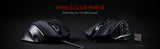 Redragon M913 Gaming 16000 DPI Wired 2.4Ghz Wireless RGB Optical Gamer Mice