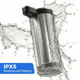 Touchless Automatic Soap Dispenser, Stainless Steel, USB Rechargeable, 4 Adjustable Levels,