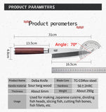 FINDKING Knife 6.5 inch Sushi Deba Kitchen Knife Japanese Sashimi Knife