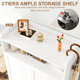 7-Tier Shoe Cabinet with Adjustable Shelves, 47.2'' for Entryway Hallway