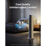 Evaporative Air Swamp Cooler for bedroom use with 43-inch cooling fan