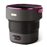 13L Portable Washing Machine for Underwear & Socks, Foldable Mini Washer with 3 Wash Modes and