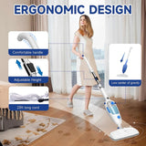 Steam Mop for Hardwood, Tile, Laminate&Carpet w/Adjustable Steam,23ft Cord